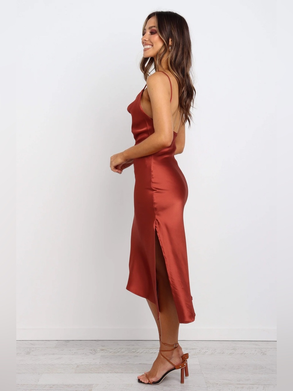 Petal and Pup Cyprus Dress in Rust Size 8 - Picture 2 of 11